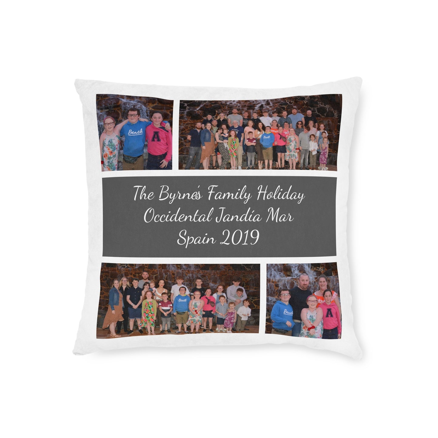 4 Photo Collage Cushion