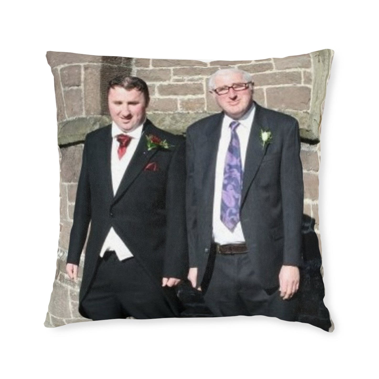 Suede Photo Cushions