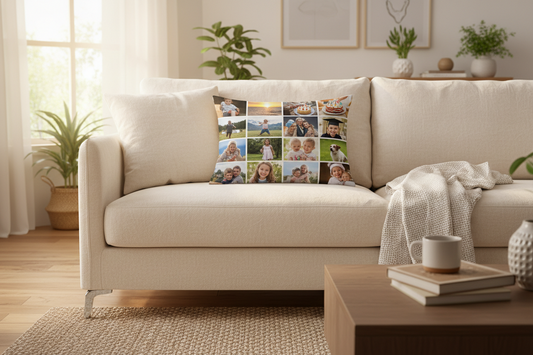 16 Photo Collage Cushion